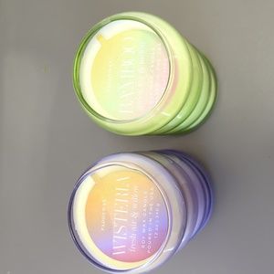 NEW Pair of Paddywax Realm Artisan Candles - Wisteria & Bamboo